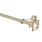 Gardinenstange 19 mm 1-Lauf Antik-Gold Metall_A2