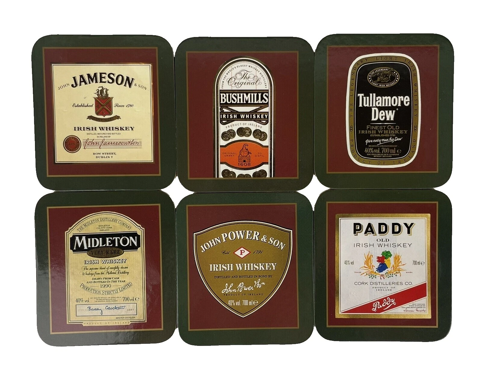 Posavasos de Vidrio Vintage