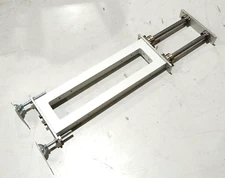 MiSUMi WA Conveyor Support Stands/Legs With Adjustable Feet & Height, H-Type