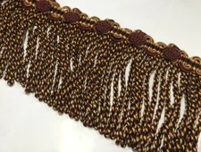 LX10 Upholstery Fringe Brush Buillion Trim Chainette Window Skirts 5.25"  12 Yds