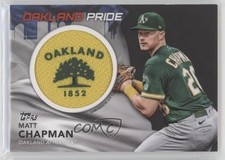 2022 Series 1 City Flag Commemorative Relics Black /299 Matt Chapman Patch 7ba