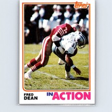 1982 Topps Fred Dean #484 San Francisco 49ers