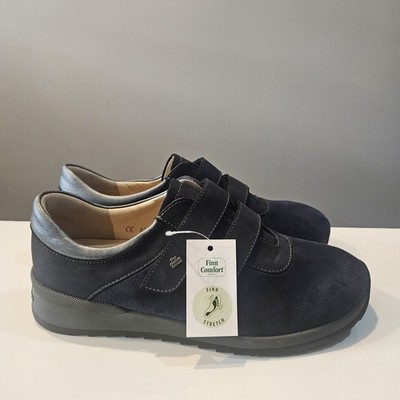 Finn Comfort NWT Shoes Mens Blue Suede Size 7 1/2 MADE IN GERMANY Casual