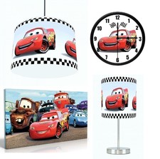 PIXAR CARS Mc QUEEN Ceiling shade, Lamp, Art , Clock or Bundle , Reusable