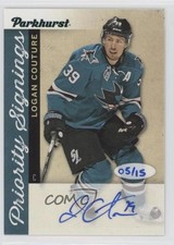 2016 Upper Deck Parkhurst Priority Signings 5/15 Logan Couture #PS-LC Auto 0c3