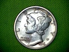 1916 AU Mercury Dime