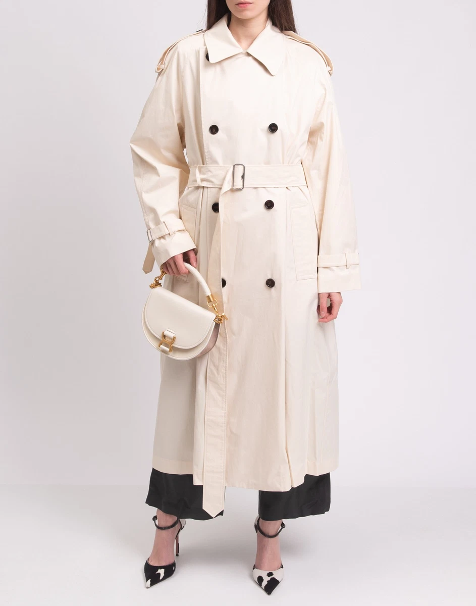 Gabardina Burberry UK10 US8 FR38 L forro marfil a cuadros PVP €2490