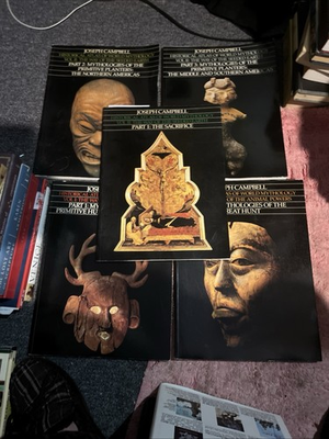 #ad Joseph Campbell Historical Atlas of World Mythology VoI amp; II lot of 5 TPB VG $88.00