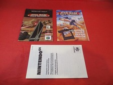 Star Wars Rogue Squadron Nintendo 64 N64 Instruction Manual Inserts ONLY
