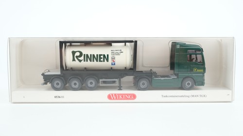 Wiking H0 053601 camión cisterna (MAN TGX) "canaletas" | Zustand: Gebraucht