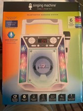 Singing Machine Glow SML2350 Bluetooth CDG Karaoke Machine-NIB