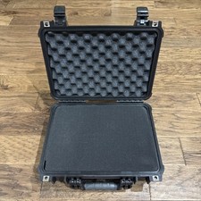 Pelican 1450 Black Hard Case Protector Waterproof with Very Little Use FREE SHIP