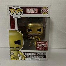 Funko POP! Marvel Iron Man Gold #258 Vinyl Figure Mint w/Protector