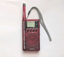 LL Bean Mini 300 World Band Receiver Eton Handheld AM/FM Shortwave Radio Red