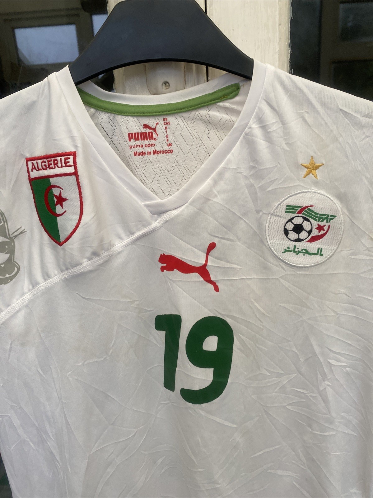 Algeria Puma 2010 YEBDA Home Football Shirt Small  thumbnail 2