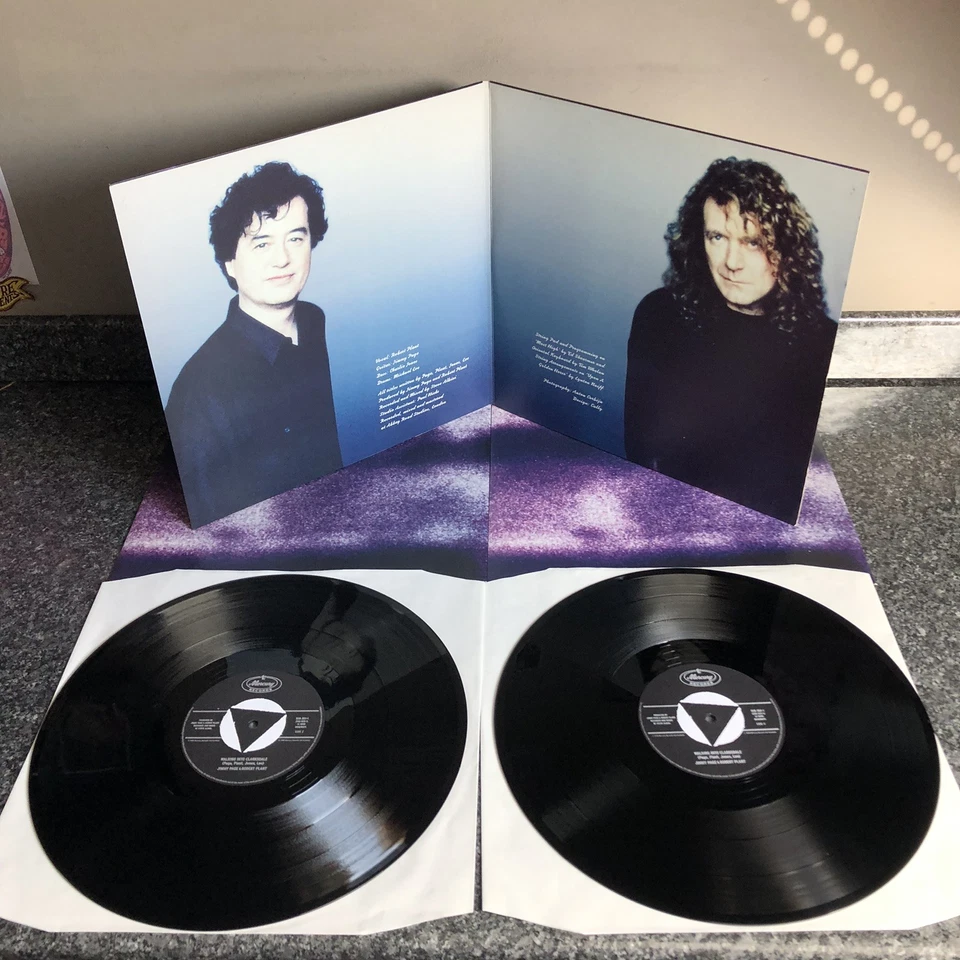 2LP JIMMY PAGE ROBERT PLANT  WALKING INTO CLARKSDALE EUROPE 1ST PRESS 1998 NM/NM — 第 4/4 张图片