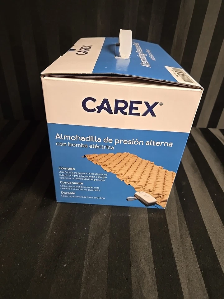 Almohadilla de presión alterna Carex con bomba eléctrica capacidad de peso 300 lb Foto 2 de 4