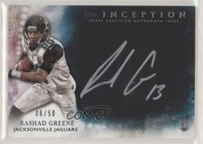 2015 Topps Inception Silver Signings 6/50 Rashad Greene #SS-RG Auto 2u3