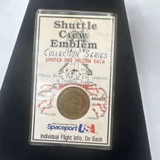 COLUMBIA Shuttle Crew Emblem bronze coin STS-36 ATLANTIS