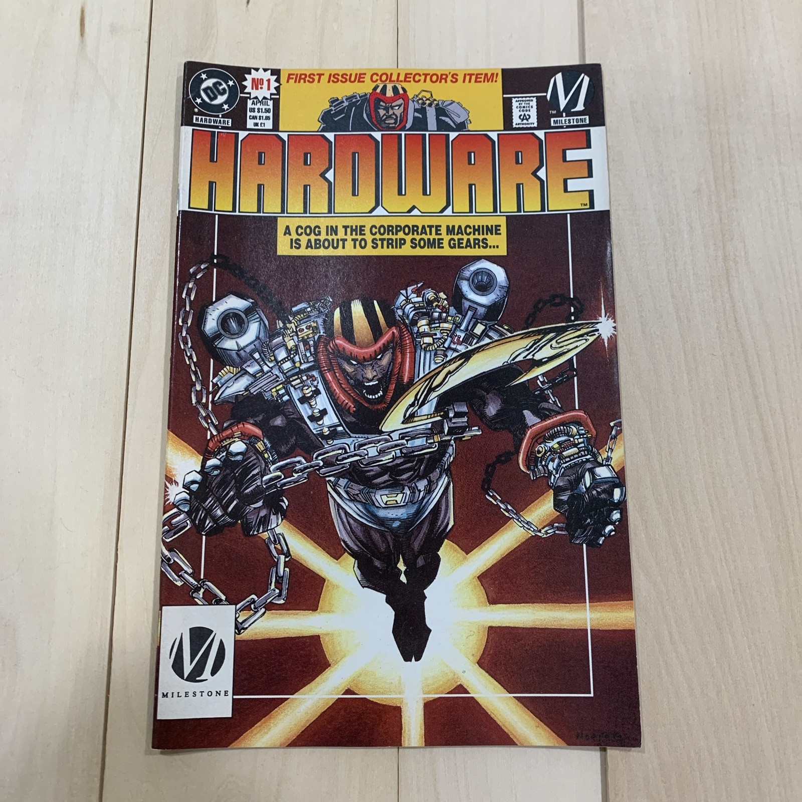 DC Comics Hardware Issue #1 1993 1st Appearance Hardware Collector’s Issue Clean