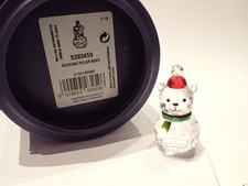 SWAROVSKI ROCKING POLAR BEAR CRYSTAL FIGURE MODEL ORNAMENT, 5393459 BOXED