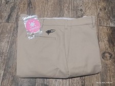 BEAMS JAPAN GOLF Stretch Pants Tan XL NWT 36X30