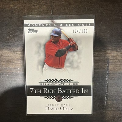 Topps 2007 Moments & Milestones David Ortiz #105-4 11 RBI Red Sox /150