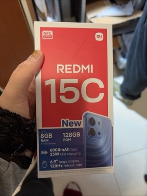 Xiaomi Redmi 15C 4g 8gb (4+4 Ram) 128gb Black NFC New