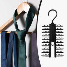 Tie Hanger Belt Scarf Hanger Sturdy Non Slip Large Capacity with 20 Hooks Home