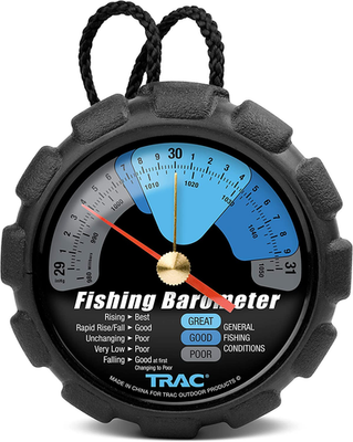 #ad Fishing Barometer Features an Adjustable Pressure Change Indicator with Refere $44.85