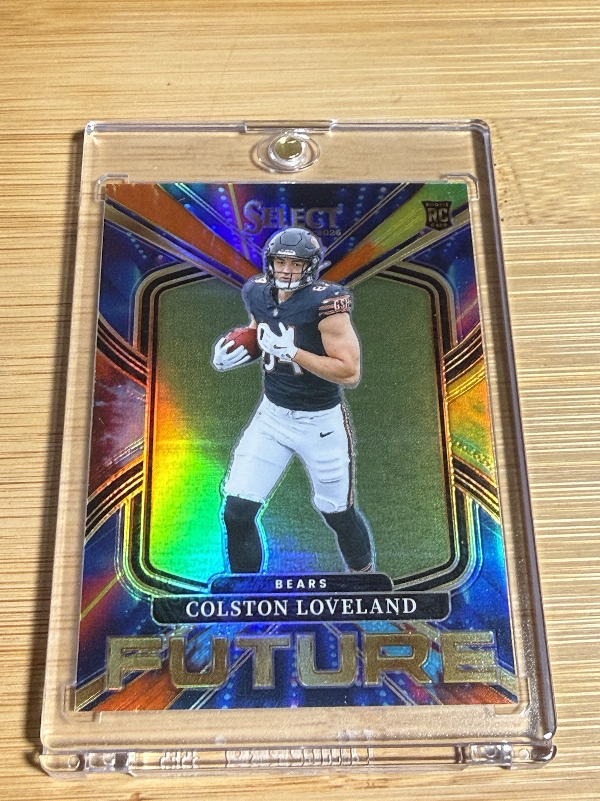 2025 Colston Loveland Panini Select /25 Select Future Tie-Dye Prizm #8 RC Bears