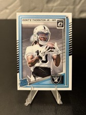 2025 Panini Donruss Optic Dont’e Thornton Jr Rated Rookie RC #279 Raiders