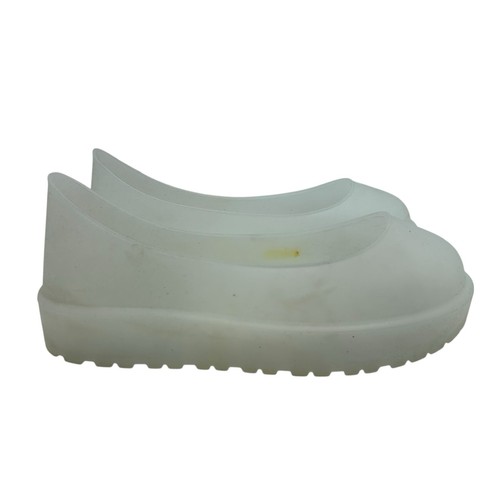 UGG White Clear Rubber Waterproof Boot Guard Women Size Small 6-8 US Cover Boots