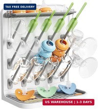 Lifewit Large Baby Bottle Drying Rack with 15 Hooks, Newborn Essentials Must Hav