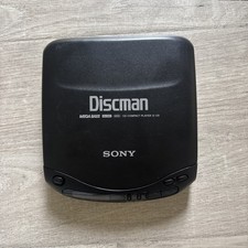 Sony Discman D-131 Portable CD Player Mega Bass Compact Tested Working