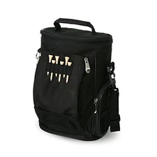  Golf Bag Cooler and Accessory Caddy, Portable Soft Sided 12" X 9" X 6" Black