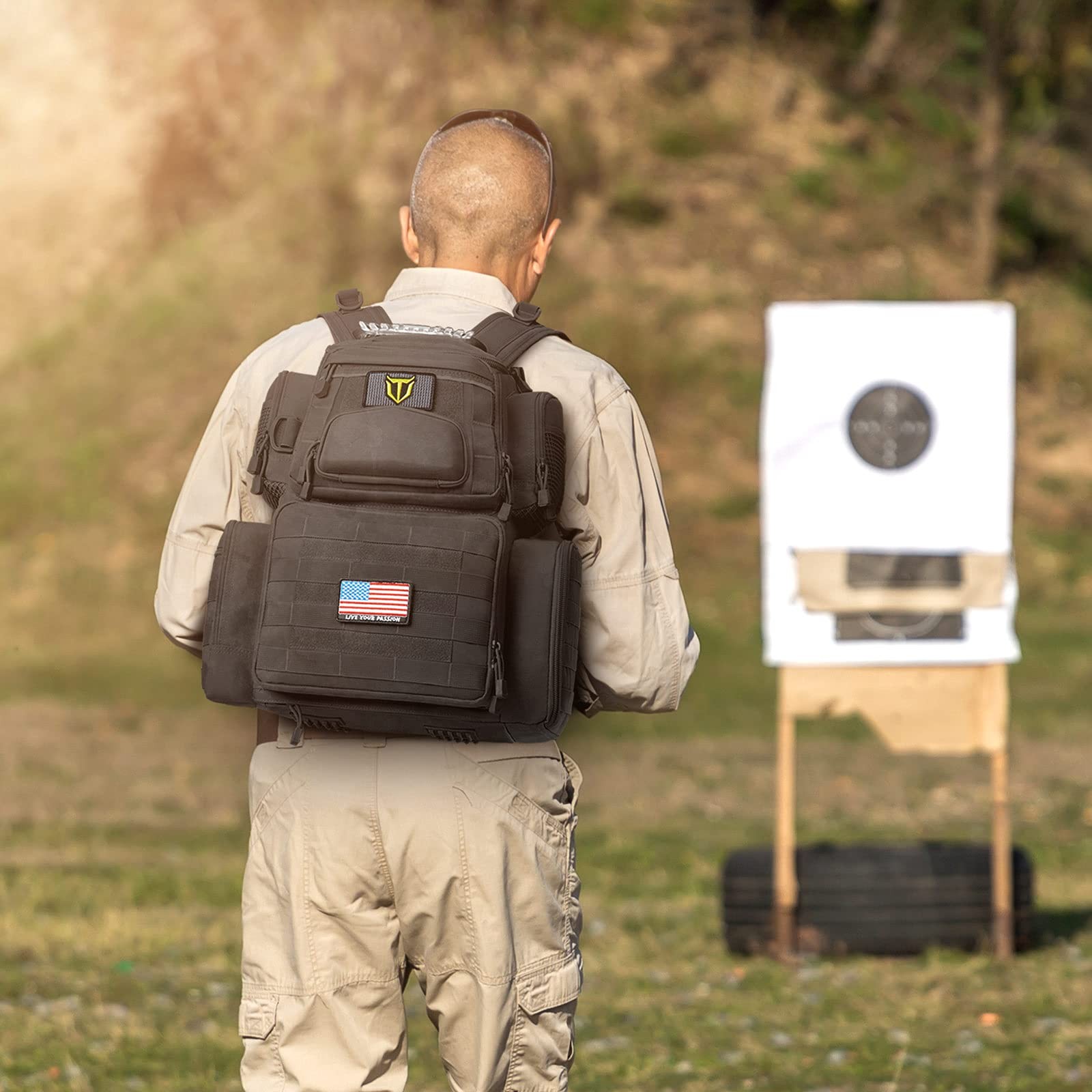 Tactical Range Backpack with Removable Divider, H… - image 7