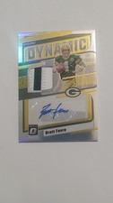 2023 Panini Donruss Optic Dynamic Patch Autograph Brett Favre /25
