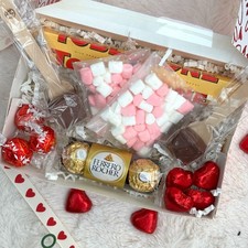 VALENTINES DAY Chocolate Gift Box For Her, Wife Girlfriend Pamper Gift Hamper