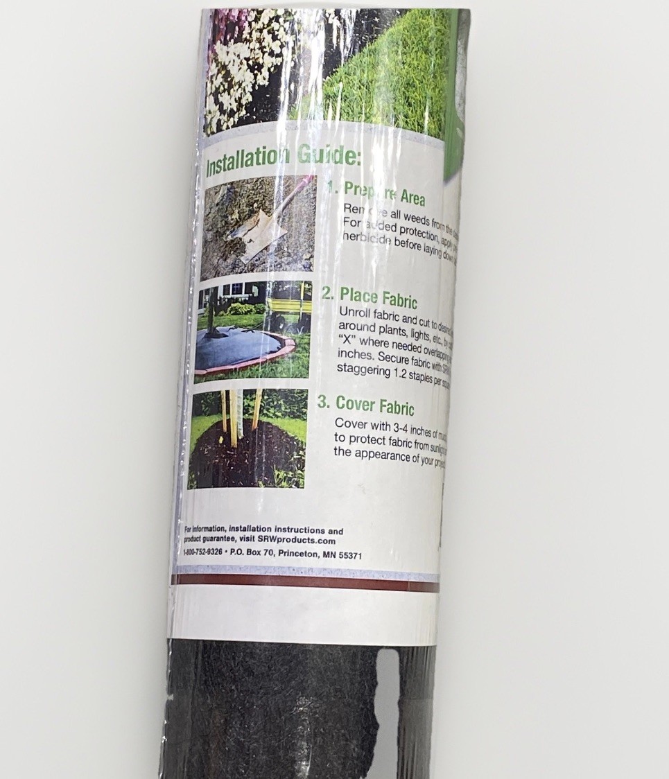 SRW Products SB2 General Landscape Fabric 3’ x 50’ New
