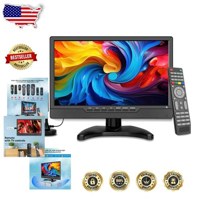 #ad Portable 14quot; 1080p HD LED TV Flat Screen HDMI USB ATSC for RV $196.43
