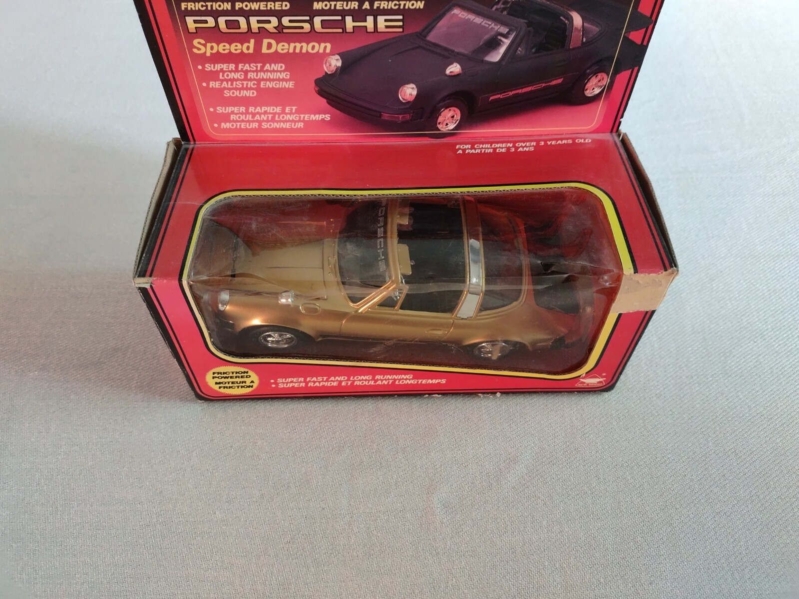 Image 1 - Vintage, Porsche Speed Demon, Friction Powered, New Bright, No. 1090, Model Car