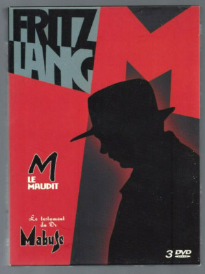 DVD - M DER VERFLUCHTE + TESTAMENT DR MABUSE (PETER LORRE / RUDOLF KLEIN-ROGGE) LANG