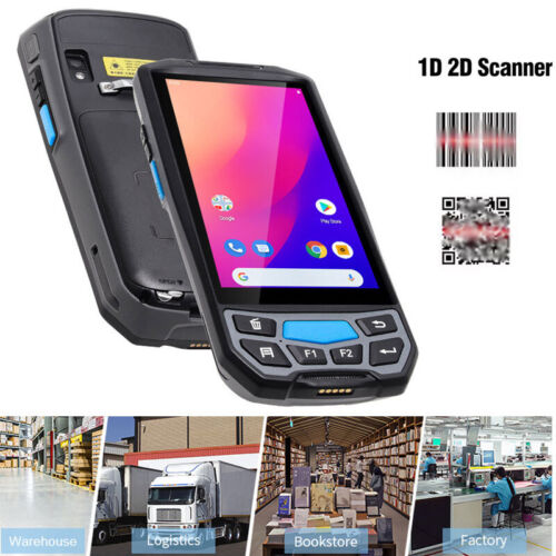 1D/2D Barcode Scanner Handheld Terminal PDA Android 4G Rugged Phone WIFI Mobile - Picture 1 of 12