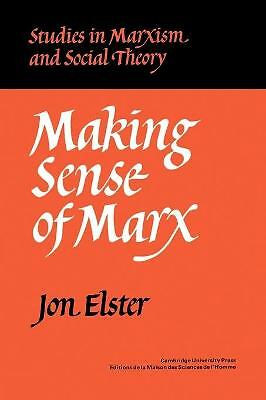 Making Sense of Marx Elster Paperback Cambridge University Press 9780521297059