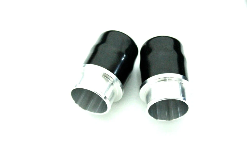 Tubo de manguera de admisión de silicona negro 2" para 07-15 BMW N54 135i 335i 535i Z4 3.0 Foto 4 de 4