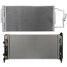 Radiator & AC Condenser Cooling Kit For 2006-2011 Chevrolet Impala 3.5L 3.9L