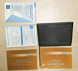 2002 Chevrolet Tahoe Suburban Owners Owner Manual Portfolio C2216b Used Ebay