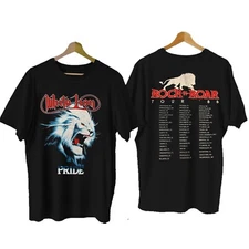 New Popular White Lion Pride Tour Band Short Sleeve Unisex All Size Shirt 4H640