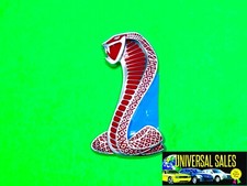 Genuine Mustang Shelby 500 Red Cobra Emblem Badge Ornament Snake New 7r3z16228aa
